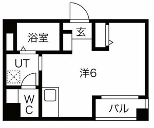 シーガルハイツ心斎橋EASTの物件間取画像